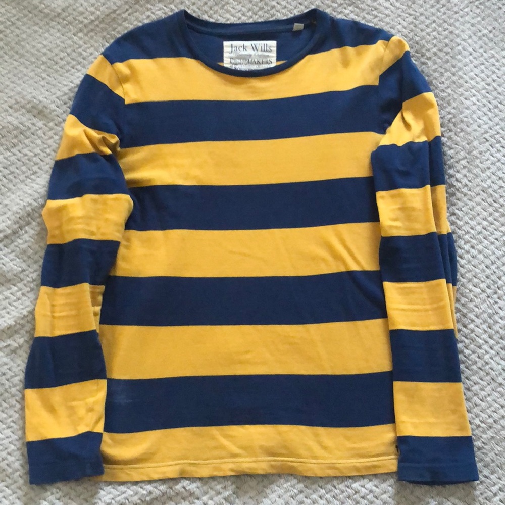 Jack Wills long sleeve striped shirt Sz: M
